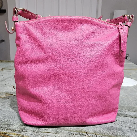 Dooney & Bourke Vibrant Pink Shoulder Bag - Picture 6 of 14